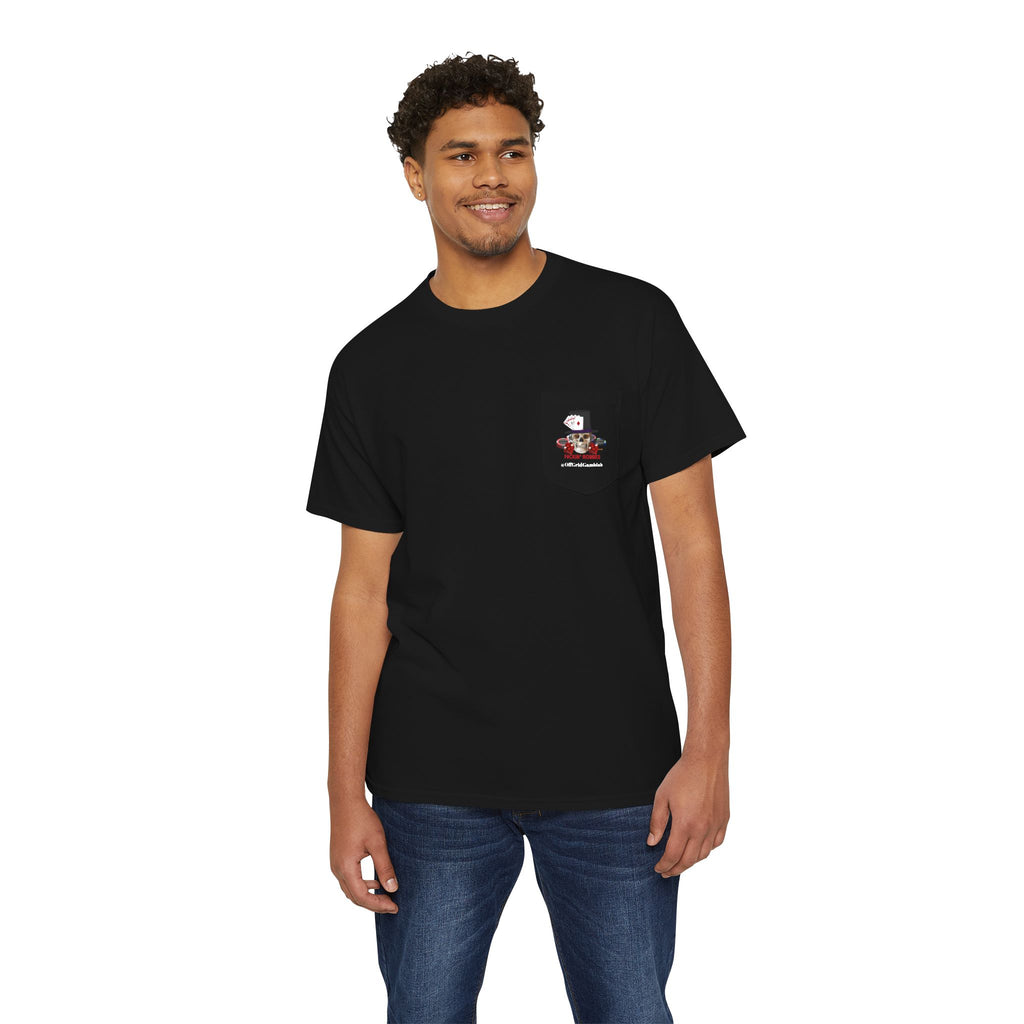 "F#CKIN ROBBED" Unisex Heavy Cotton Pocket Tee