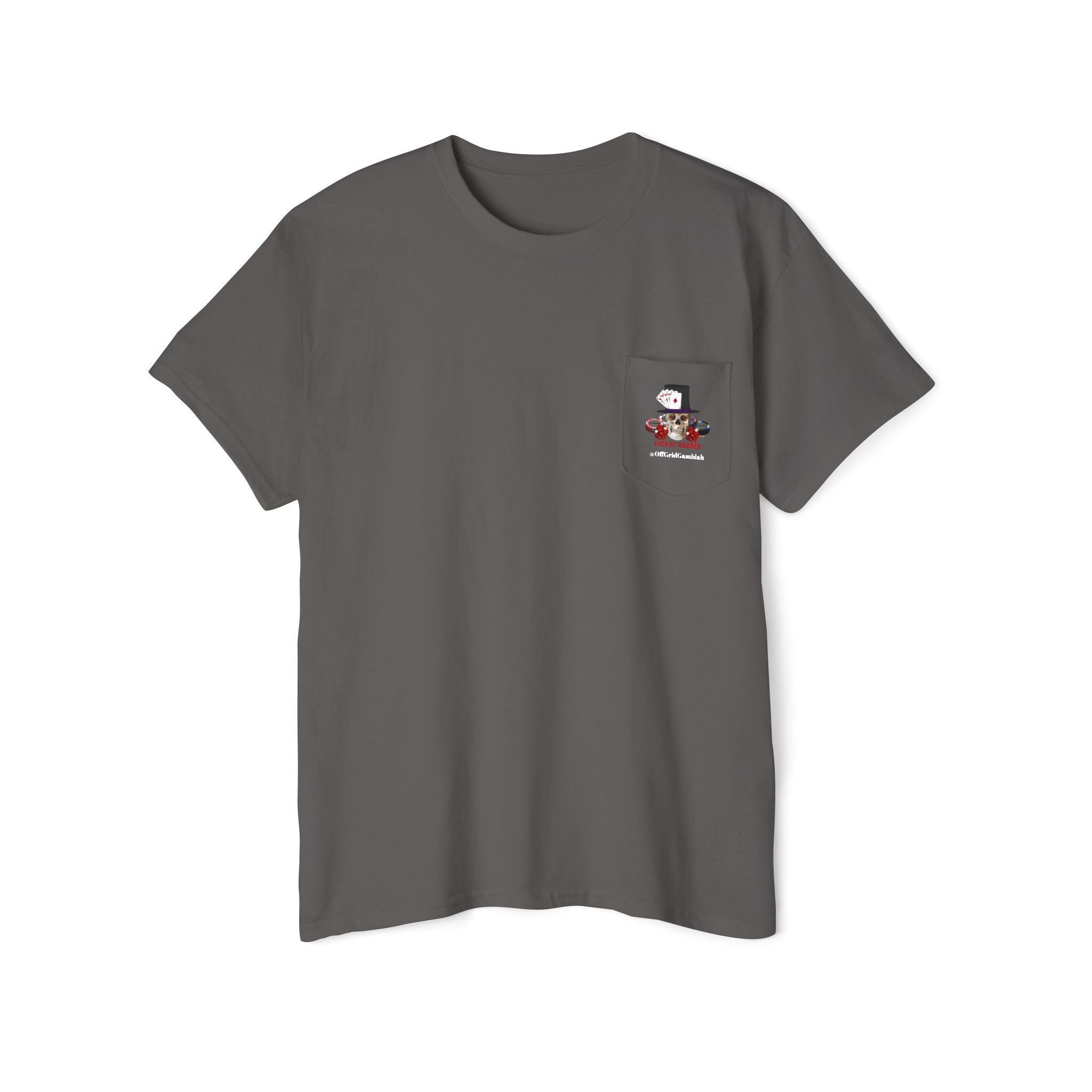 "F#CKIN ROBBED" Unisex Heavy Cotton Pocket Tee
